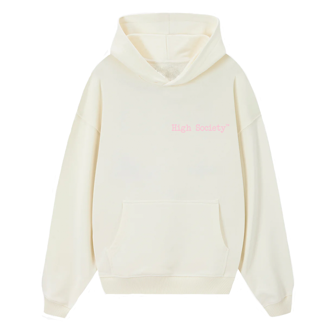 Hoodie "Pink Linelogo"