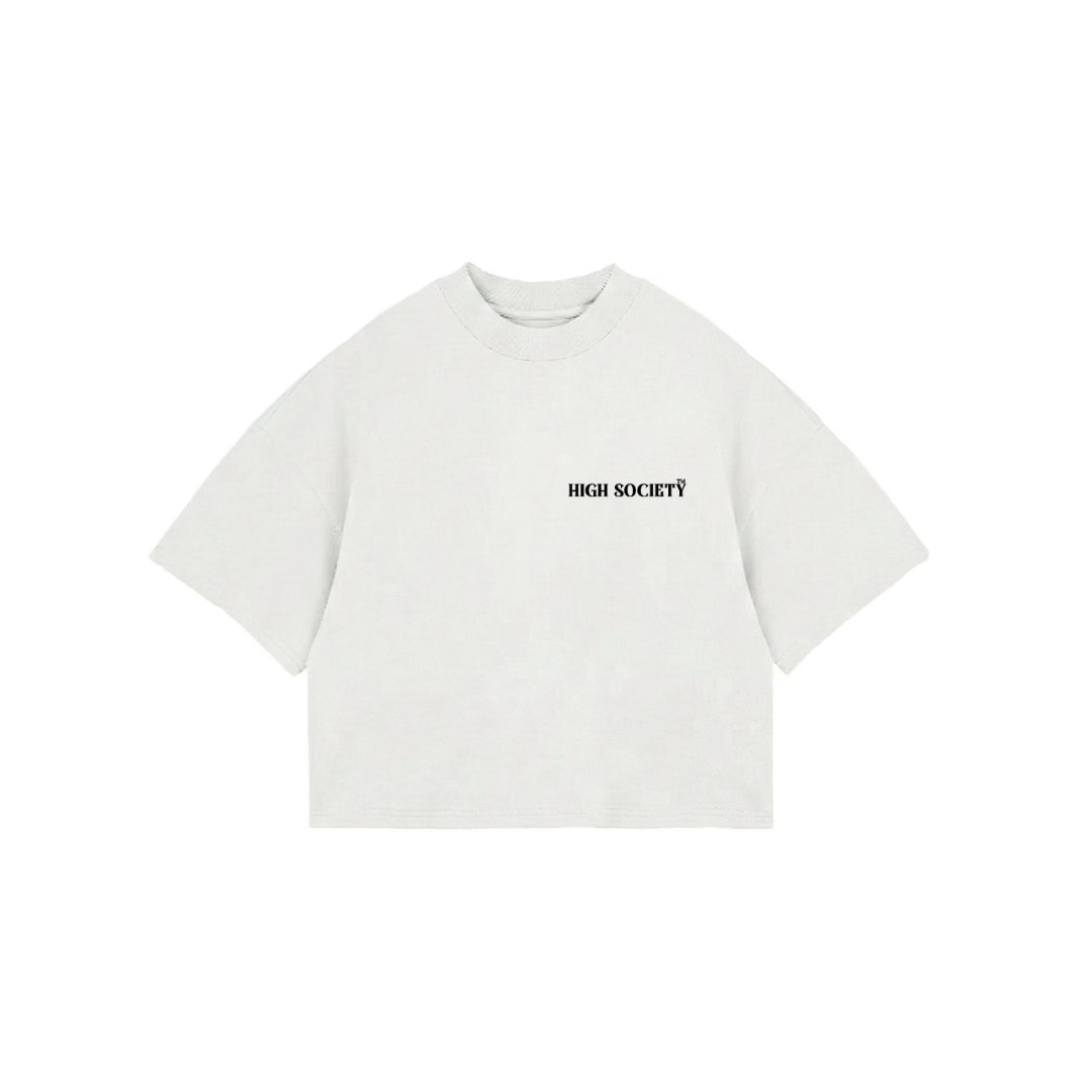 Oversized Crop Top "La Isla del Encanto"