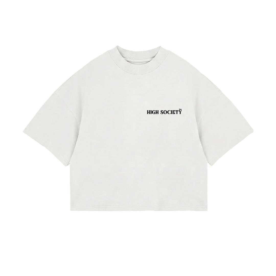 Oversized Crop Top "La Isla del Encanto"