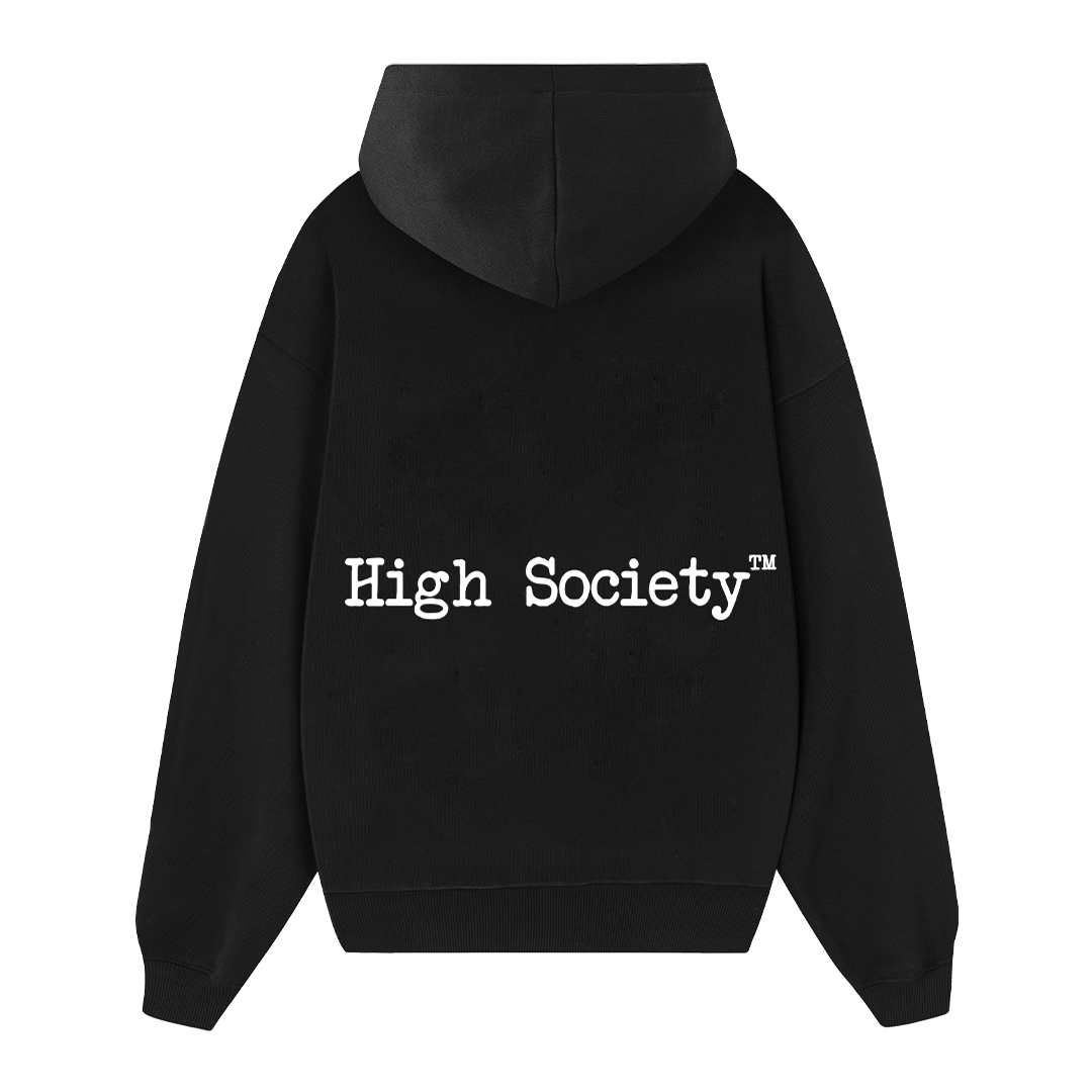 Hoodie "White Linelogo"