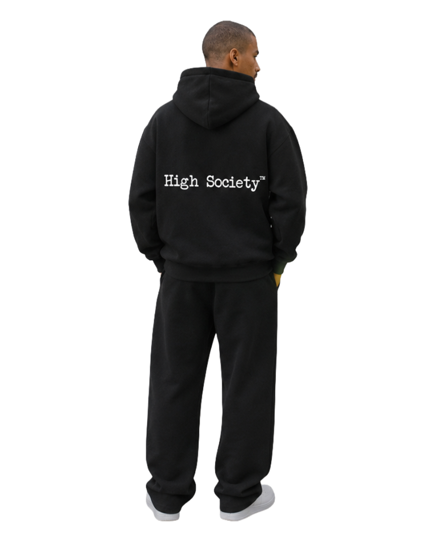 Hoodie "White Linelogo"