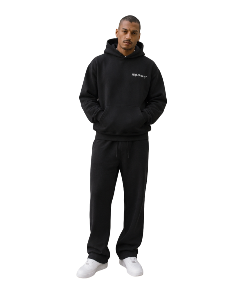 Hoodie "White Linelogo"